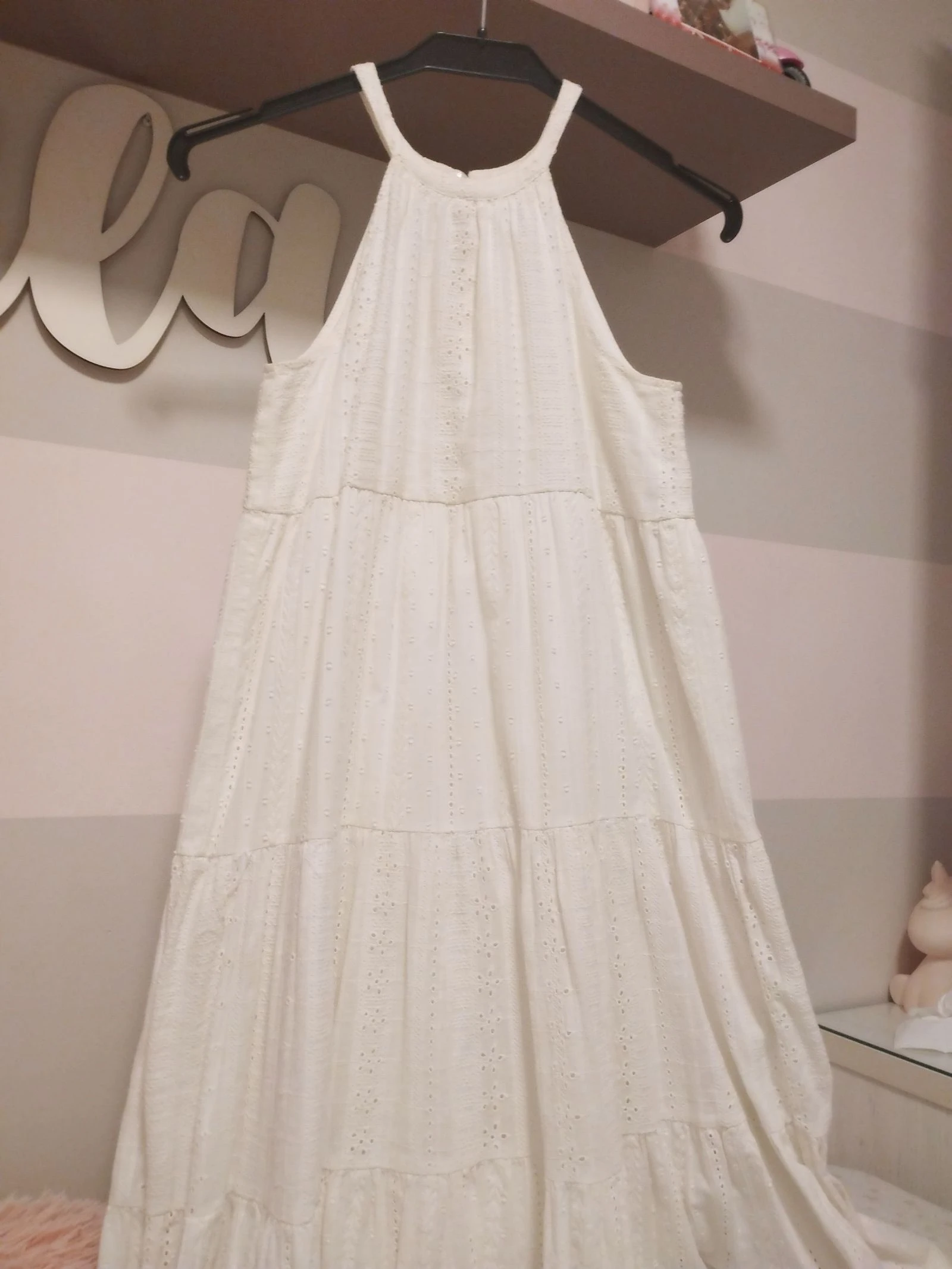 Zara Vestido largo bordado talla 10 – photo 4
